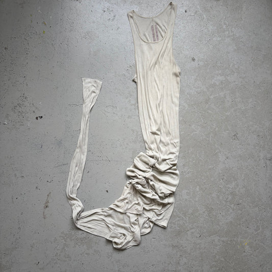 Rick Owens SS23 EDFU Pearl Banana Tank Top (M)