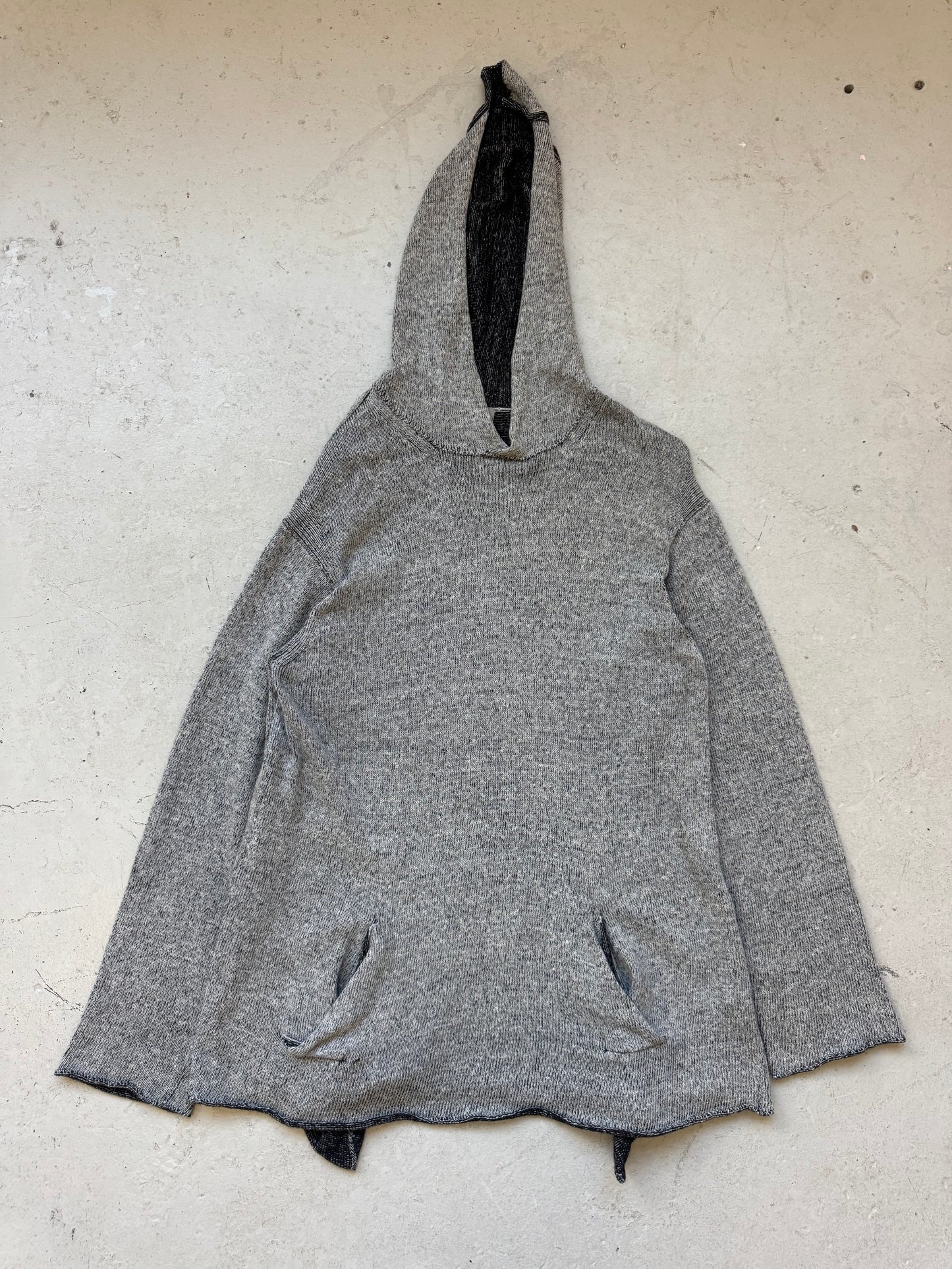 Yohji Yamamoto Pour Homme Grey Hoodie (3)