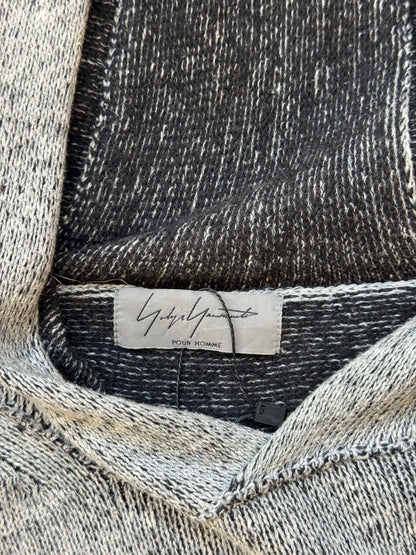 Yohji Yamamoto Pour Homme Grey Hoodie (3)