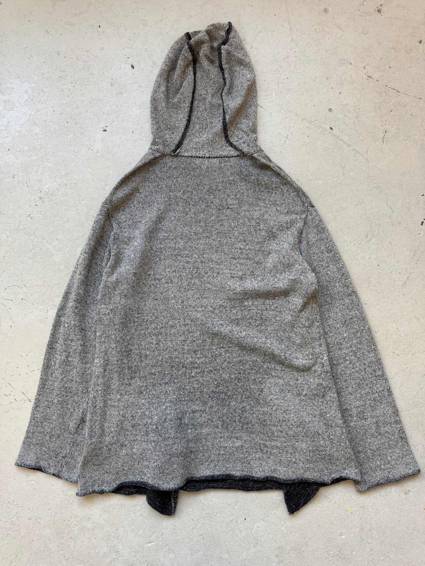 Yohji Yamamoto Pour Homme Grey Hoodie (3)