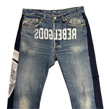 Undercover AW22 Rebelgods Hydrid Denim (32)