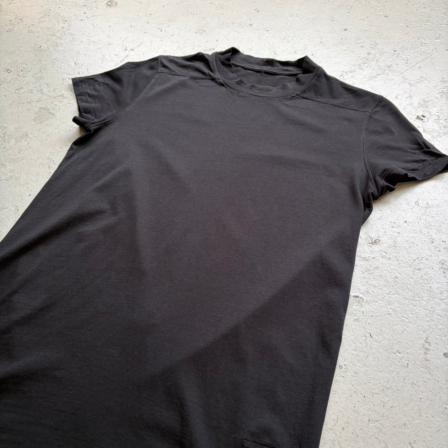 Rick Owens DRKSHDW SS20 Black Cotton Level Tee (S)