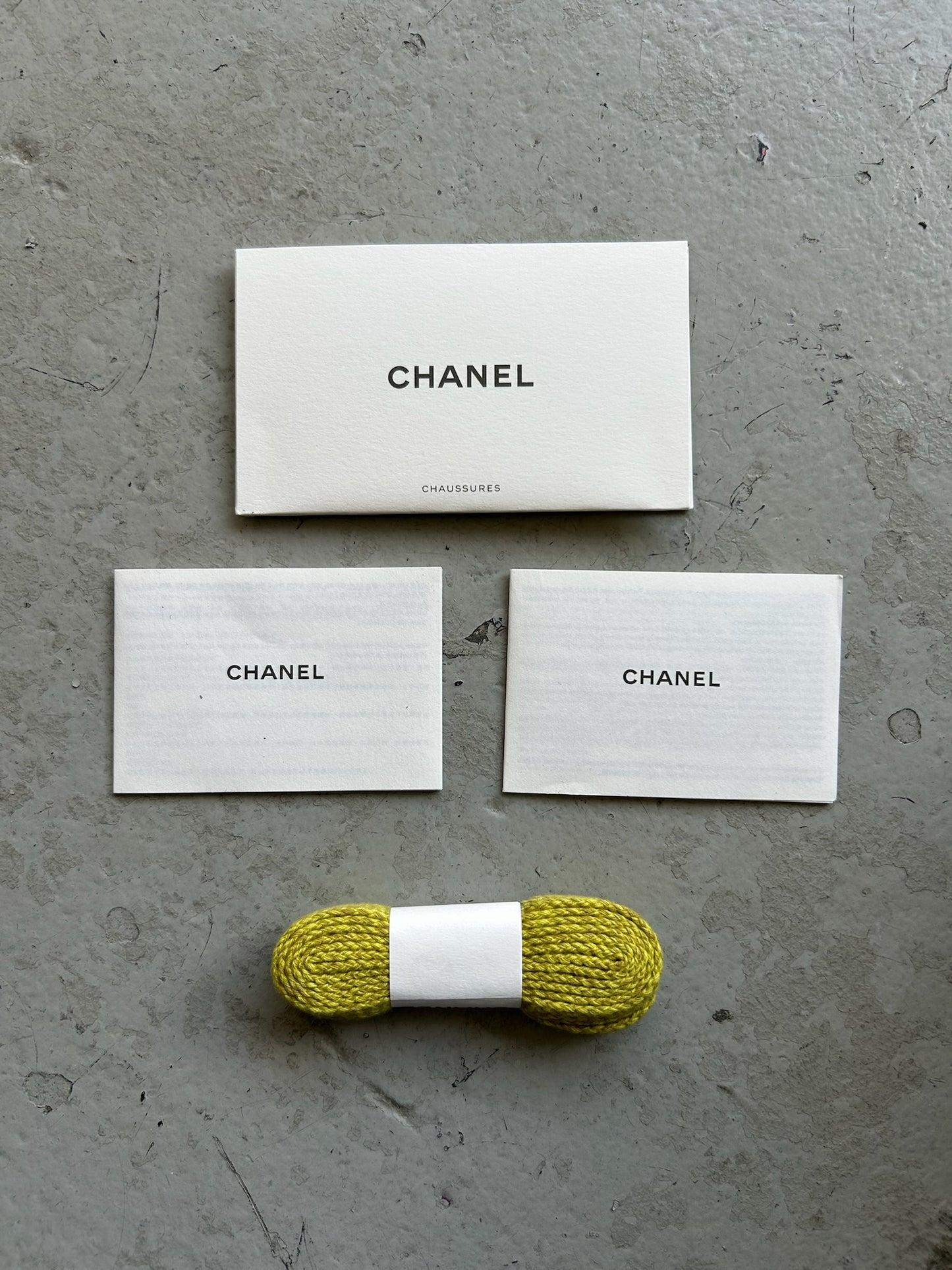 Chanel Suede Calfskin Ivory Light Grey & Yellow Runners (36.5)