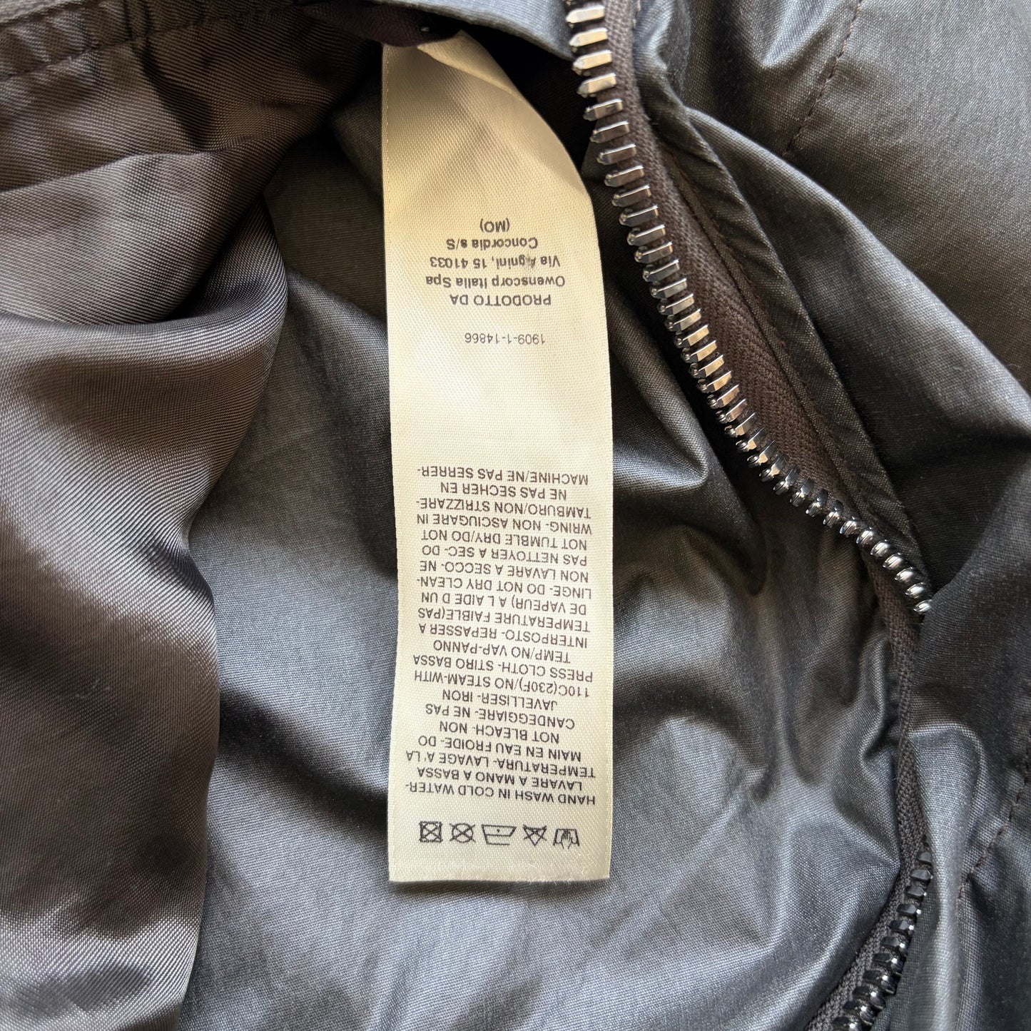 Rick Owens SS20 TECAUTL Black Waxed Bauhaus Jacket (54)