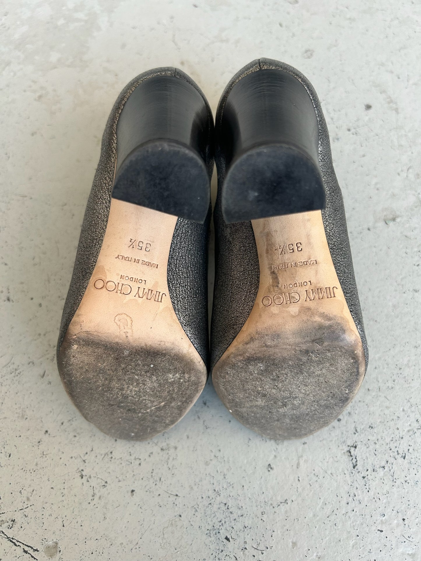 Jimmy Choo Metallic Leather Pumps (35.5)