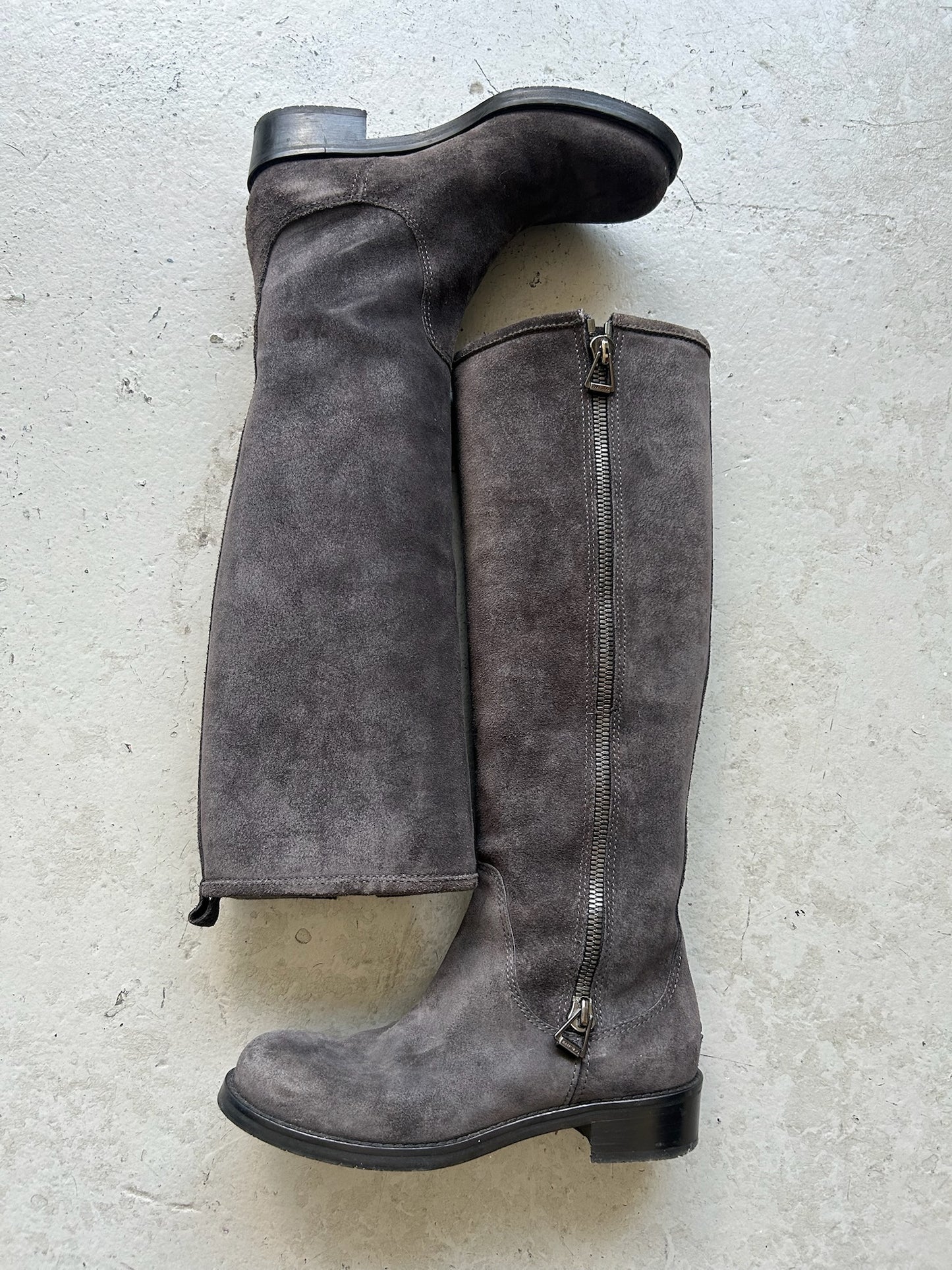 Jimmy Choo Suede Riding Boots (36)