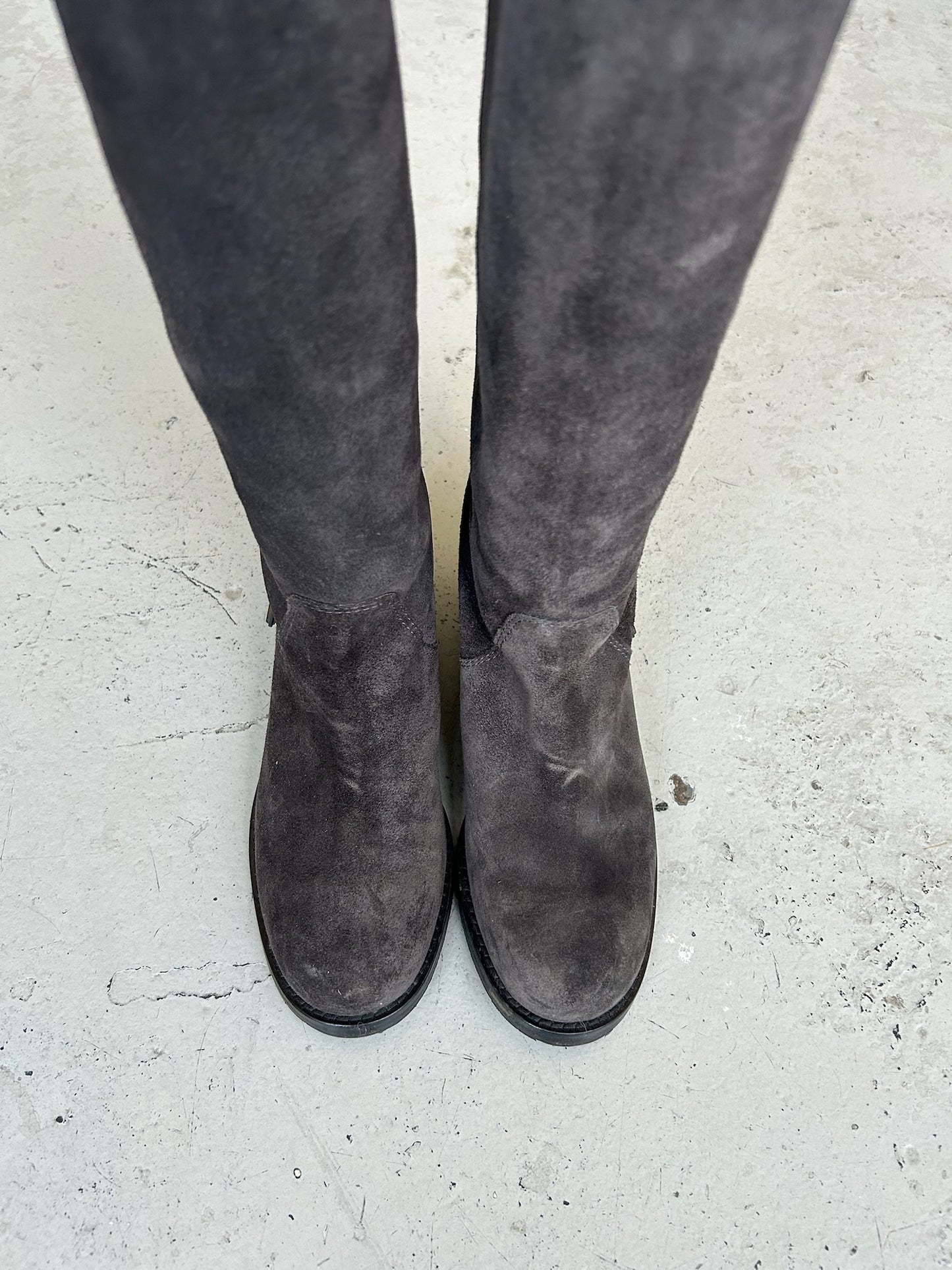 Jimmy Choo Suede Riding Boots (36)