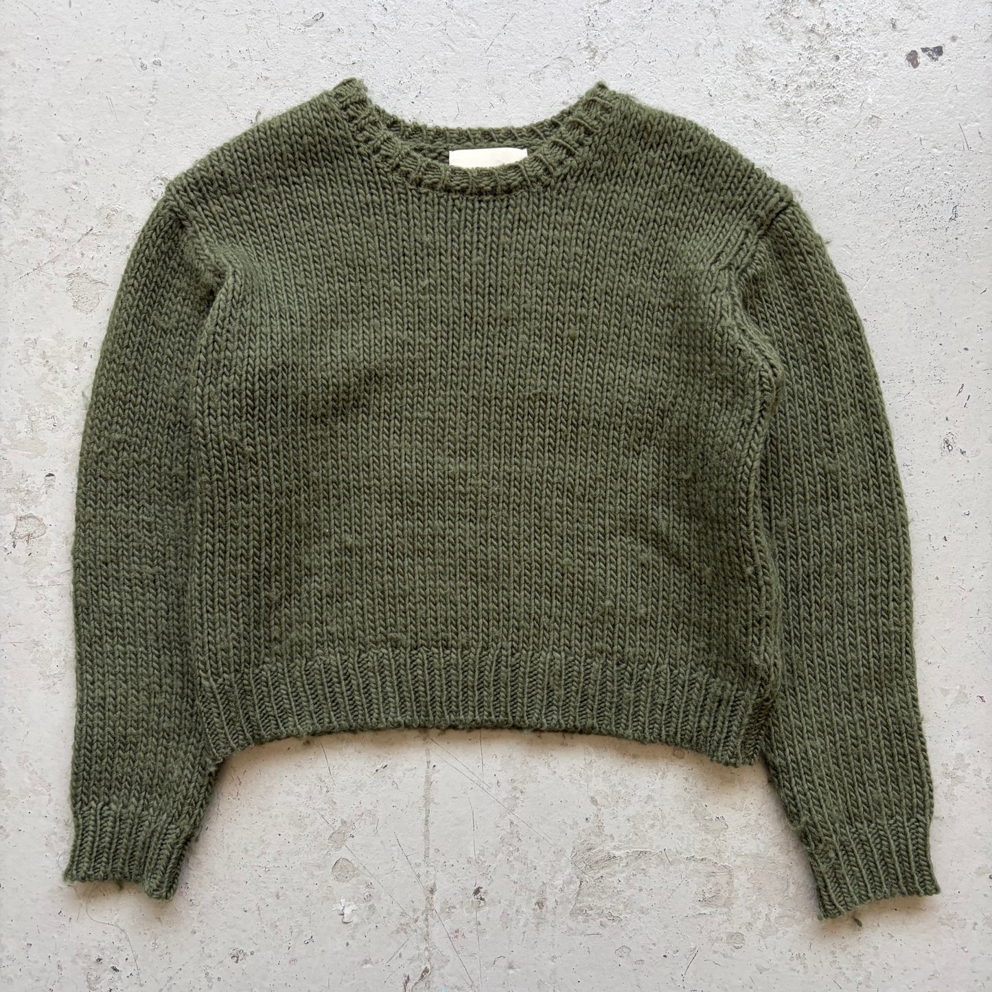 Vuja Dé Wool Green Knit Sweater (1)