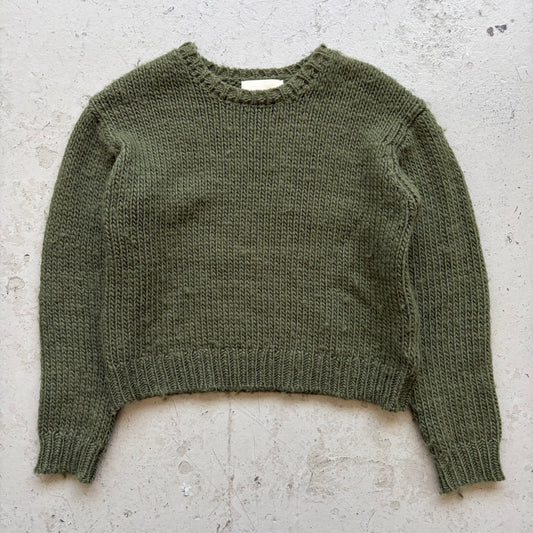 Vuja Dé Wool Green Knit Sweater (1)