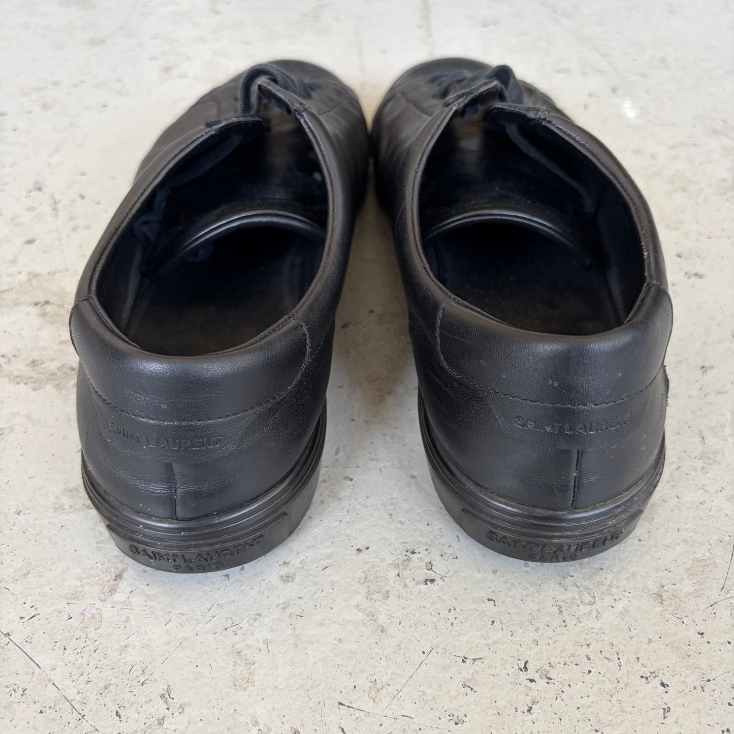 Saint Laurent Paris Black Andy Sneakers (42)