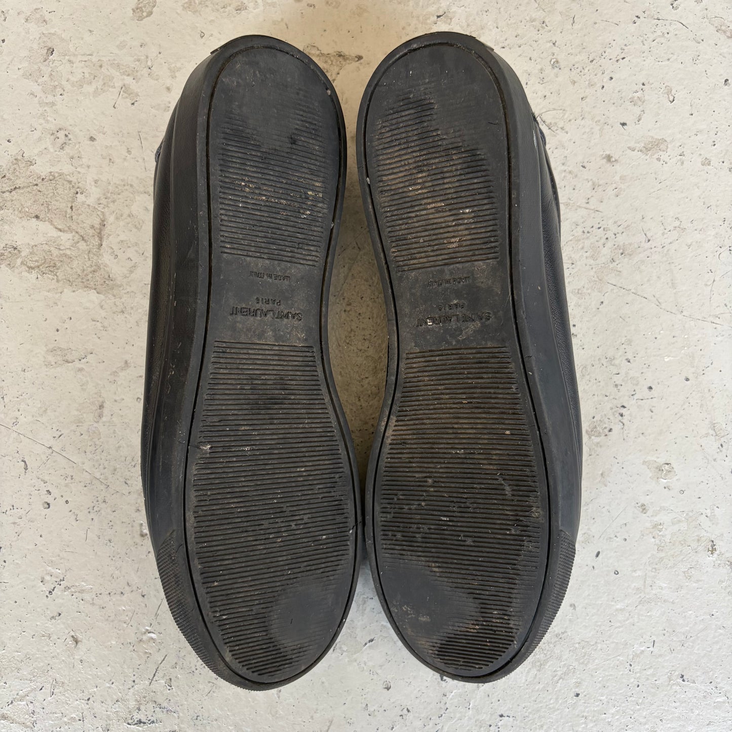 Saint Laurent Paris Black Andy Sneakers (42)