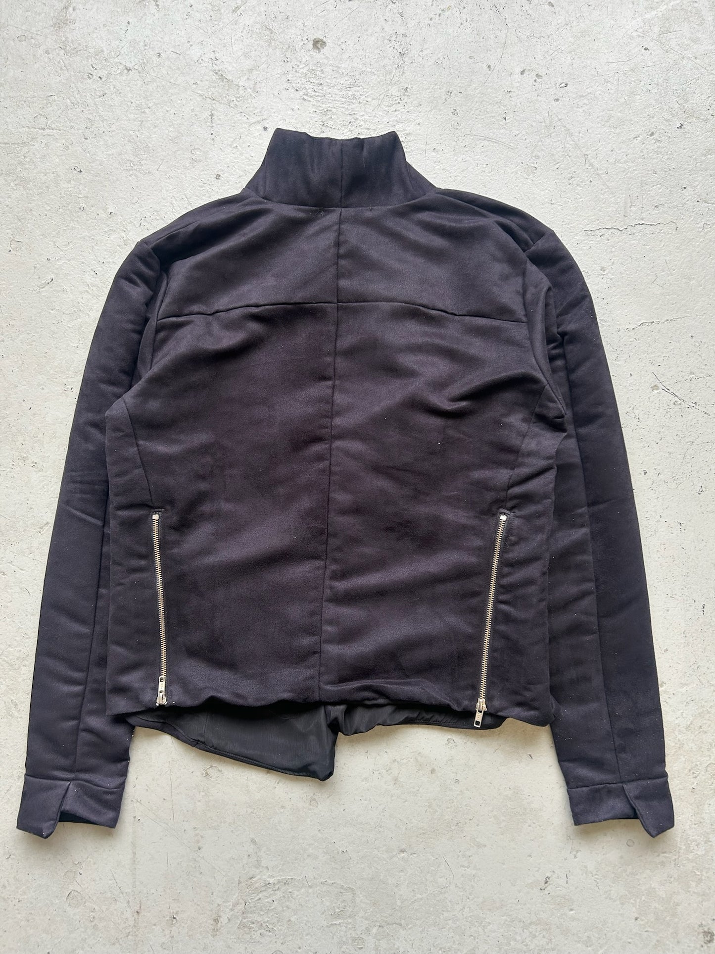 Misanthrope Asymmetrical Black Zip Up Jacket (3)