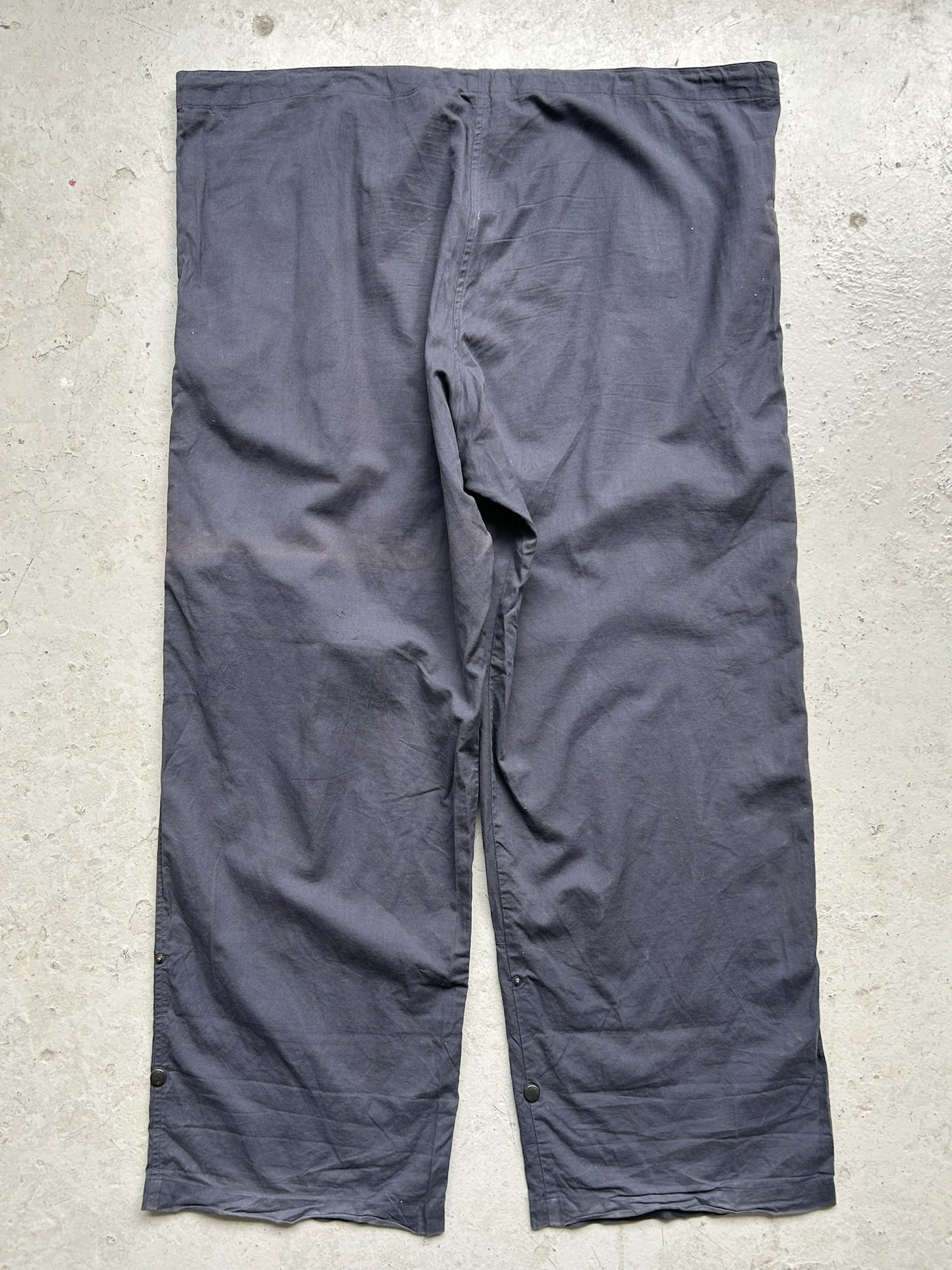 Dries Van Noten Navy Wide Leg Trouser (40)