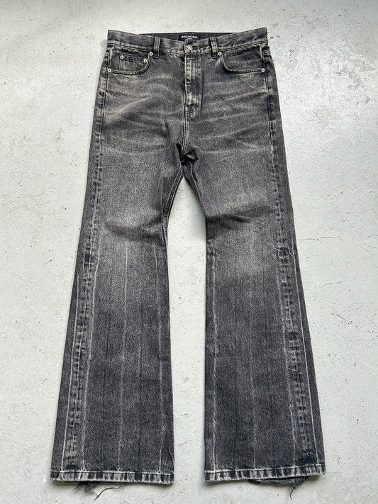 Balenciaga Lost Tape Grey Wash Denim (L)
