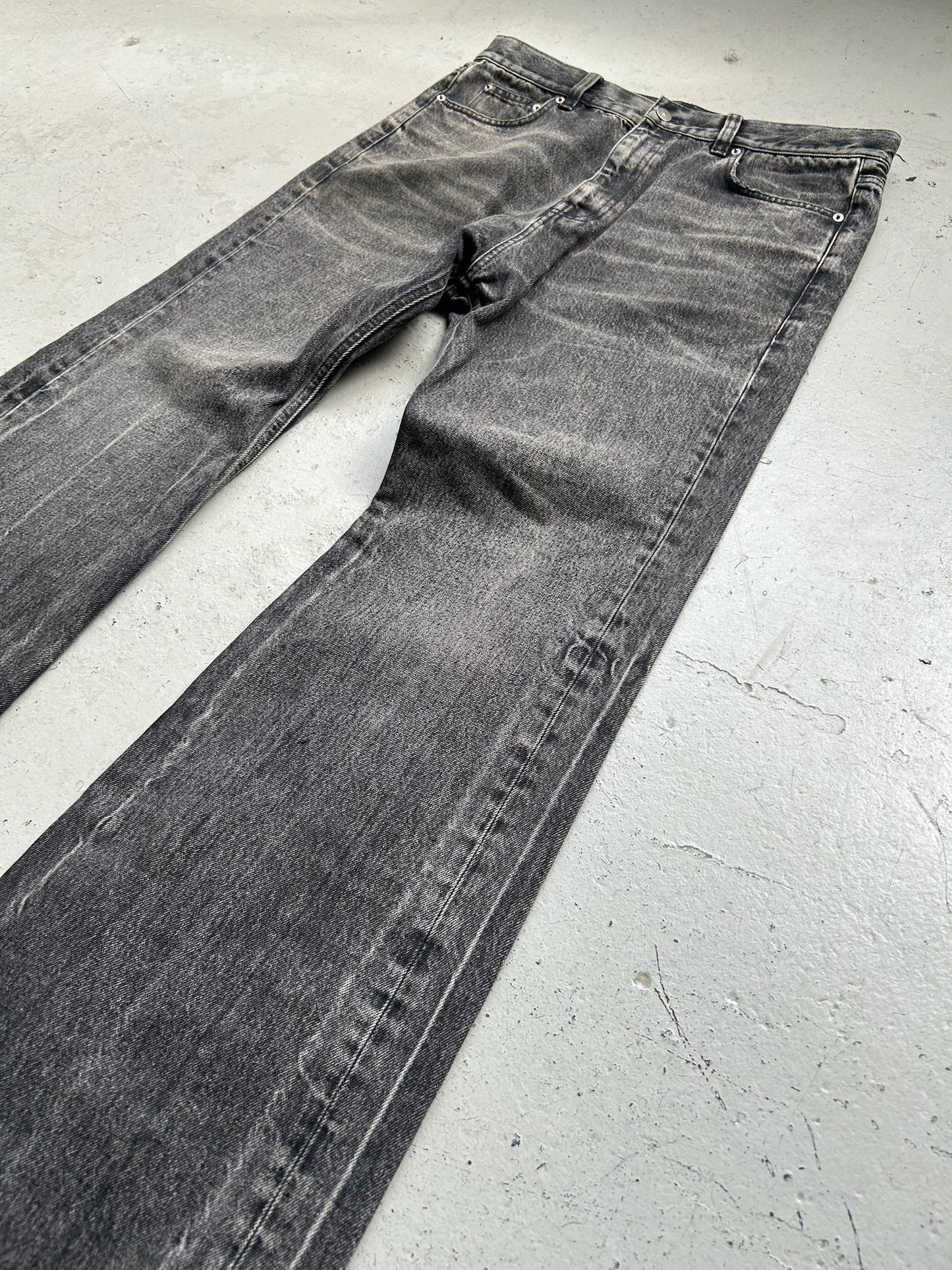 Balenciaga Lost Tape Grey Wash Denim (L)