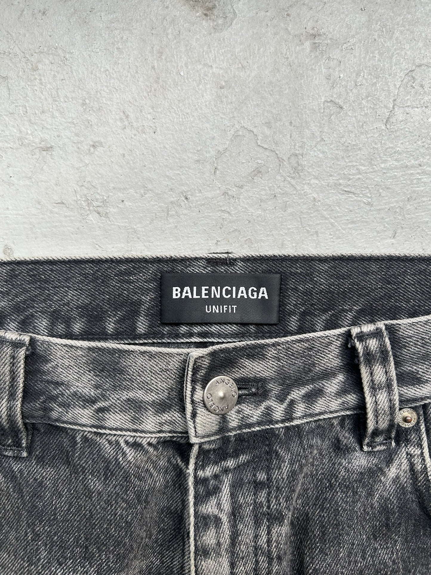 Balenciaga Lost Tape Grey Wash Denim (L)