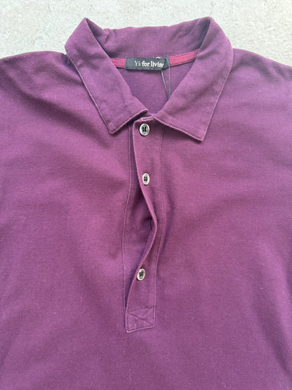 Y's For Living Purple Polo (S)