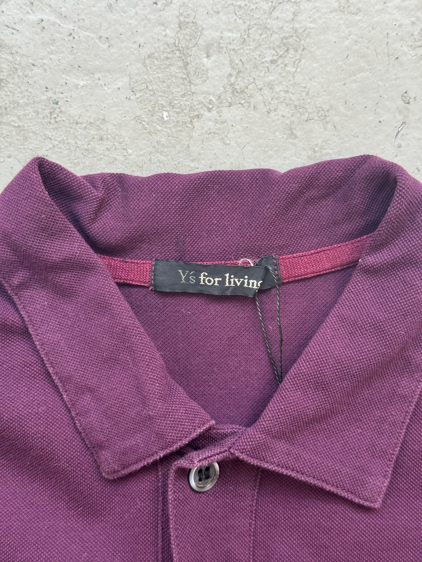 Y's For Living Purple Polo (S)