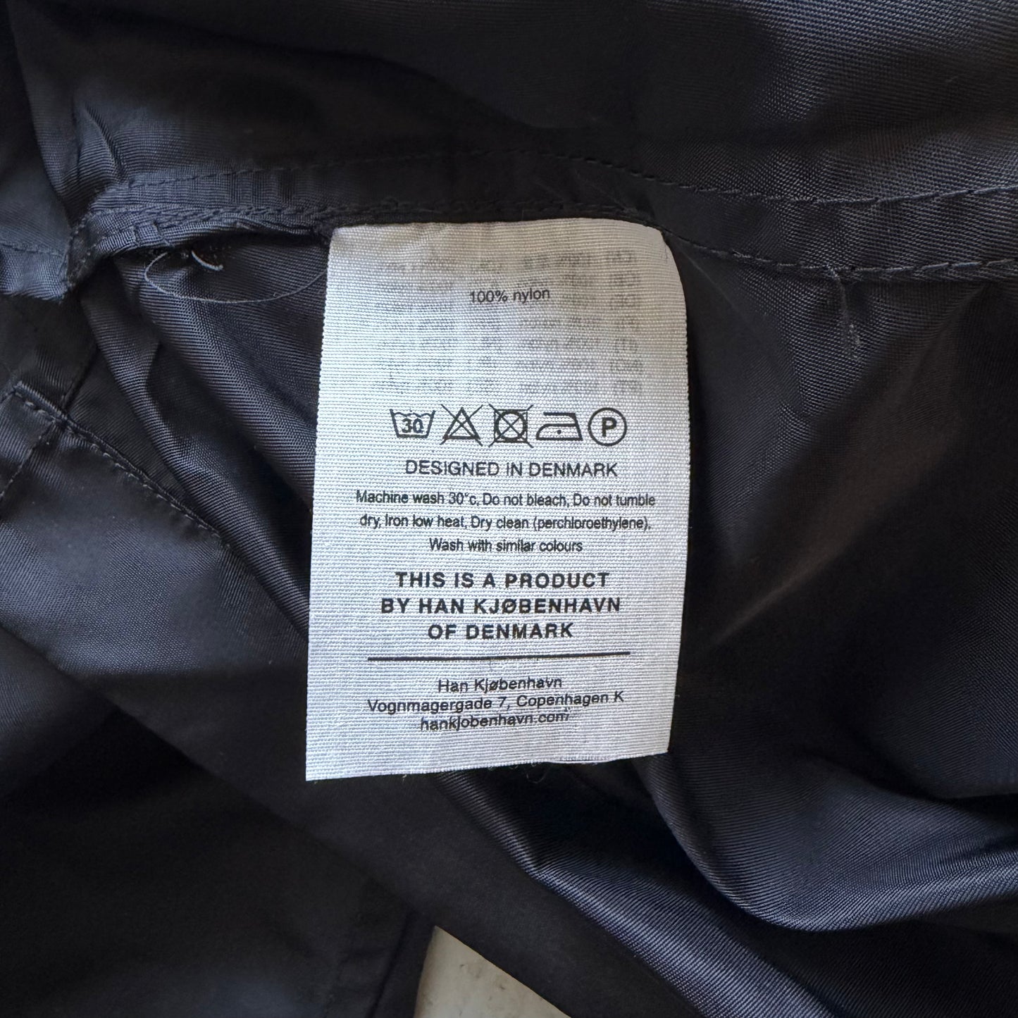 Han Kjobenhavn Nylon Short Sleeve Button Down Shirt (M)