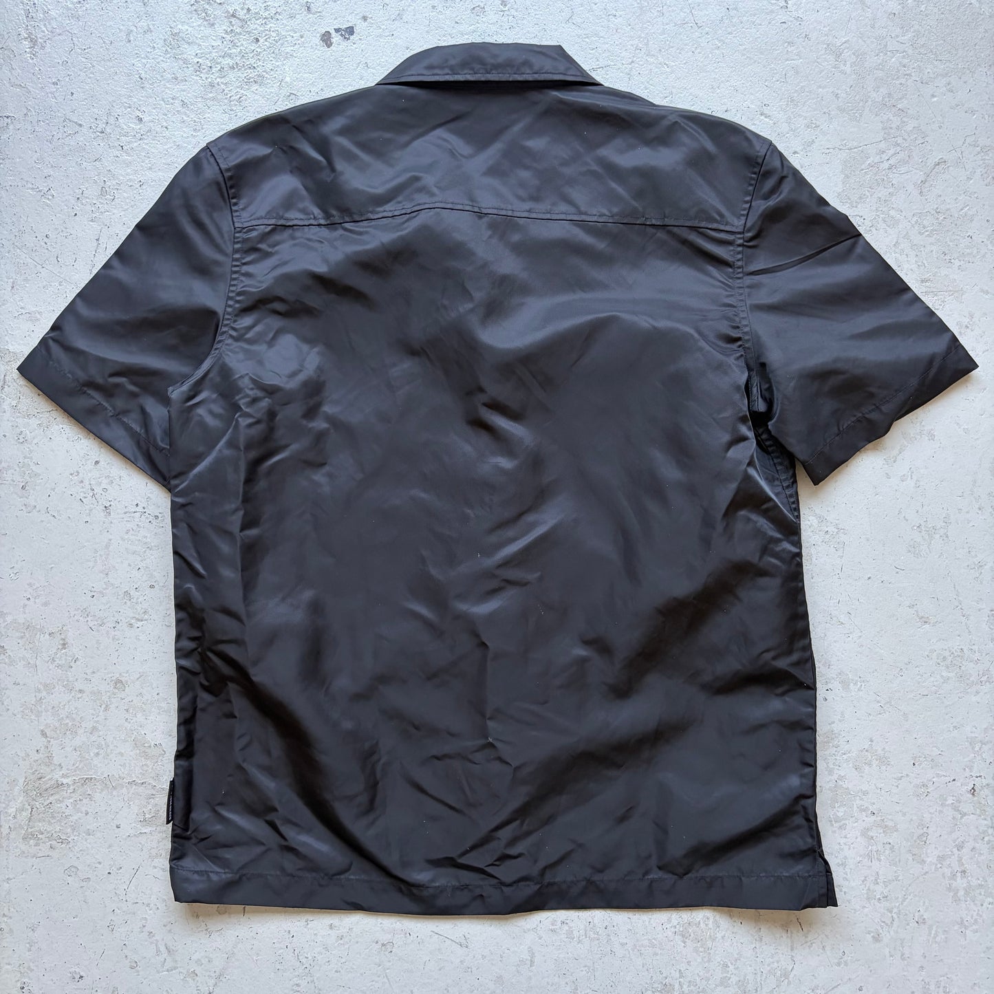 Han Kjobenhavn Nylon Short Sleeve Button Down Shirt (M)