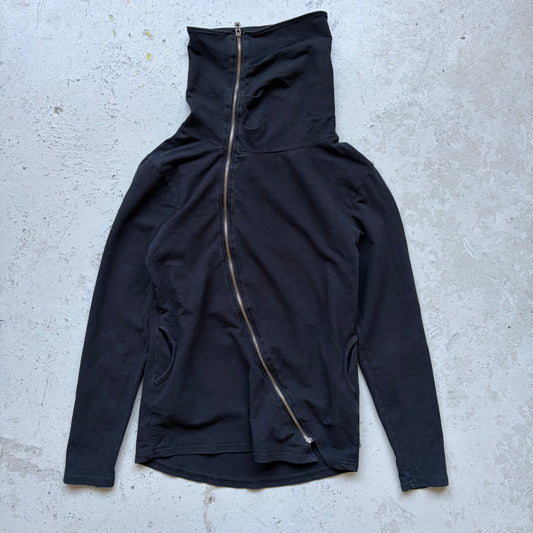 Army Of Me Assymetrical Zip Sweater (S)