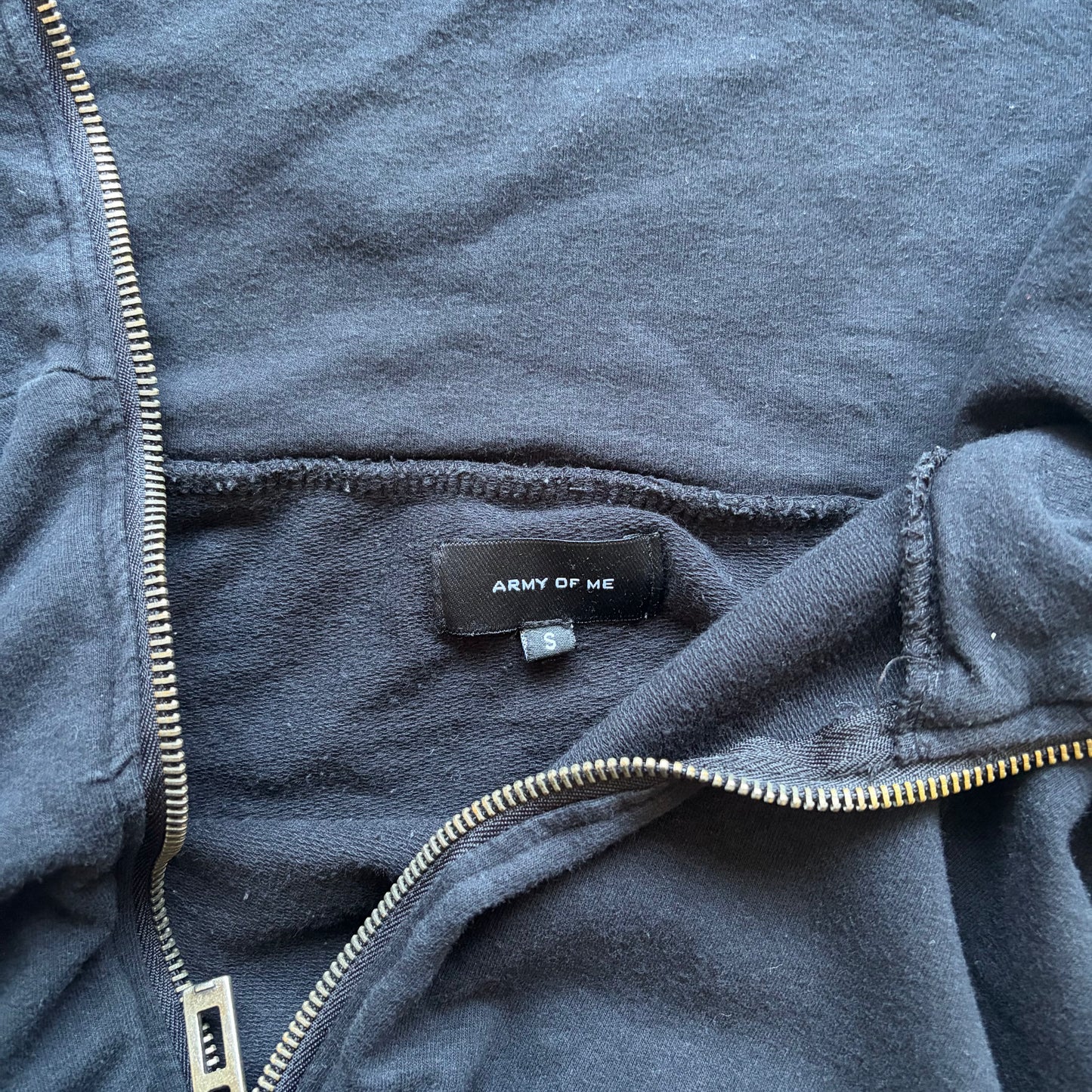 Army Of Me Assymetrical Zip Sweater (S)