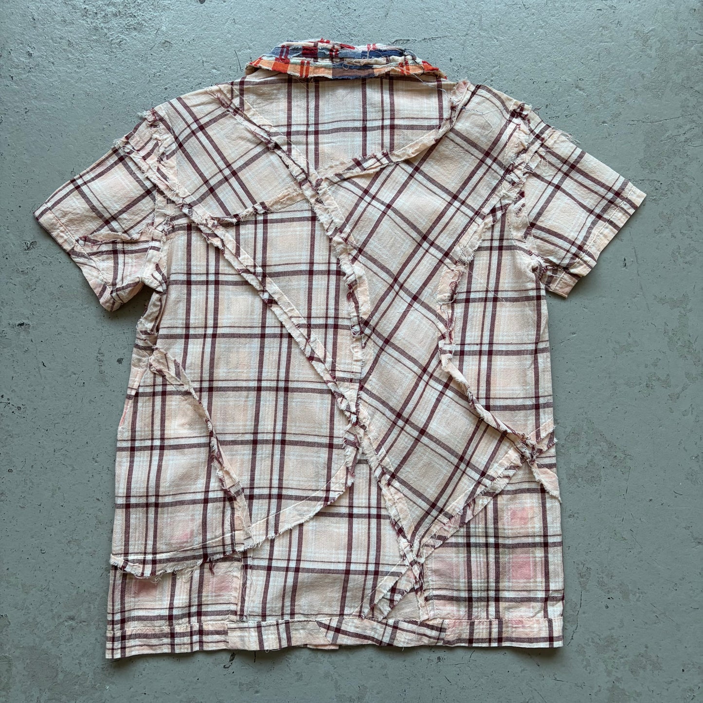 Comme Des Garcons Tricot AD2003 Plaid Button Up Shirt (S)