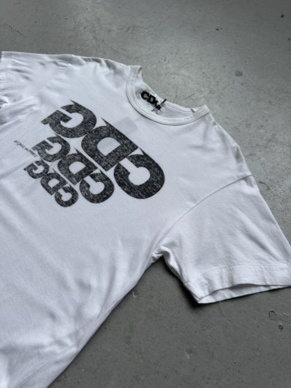 Comme Des Garcons CDG Watermark Logo Short Sleeve Shirt (XL)