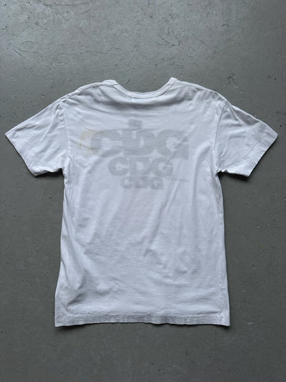 Comme Des Garcons CDG Watermark Logo Short Sleeve Shirt (XL)