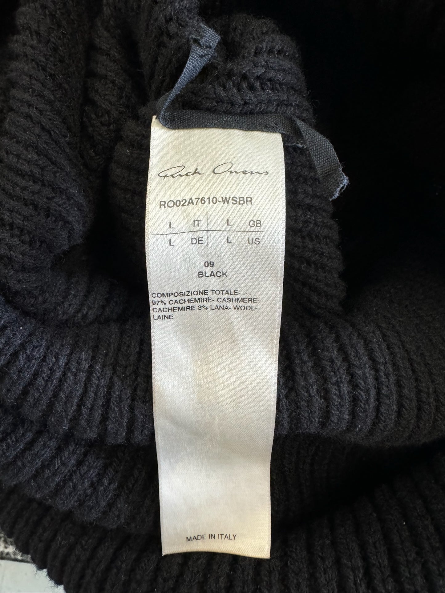 Rick Owens Banana Knit (L)