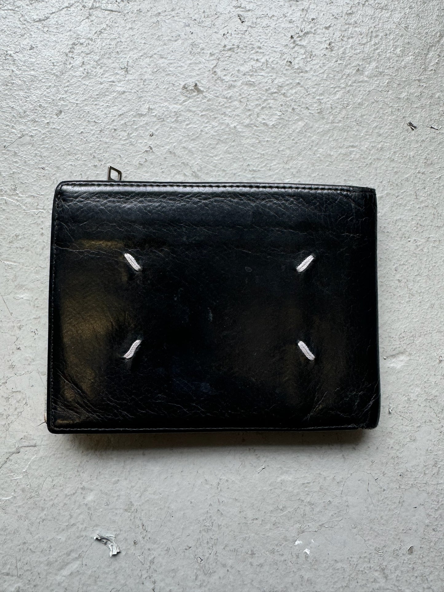 Maison Margiela Black White Interior Tri Fold Wallet (OS)