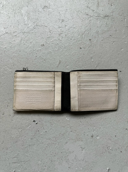 Maison Margiela Black White Interior Tri Fold Wallet (OS)