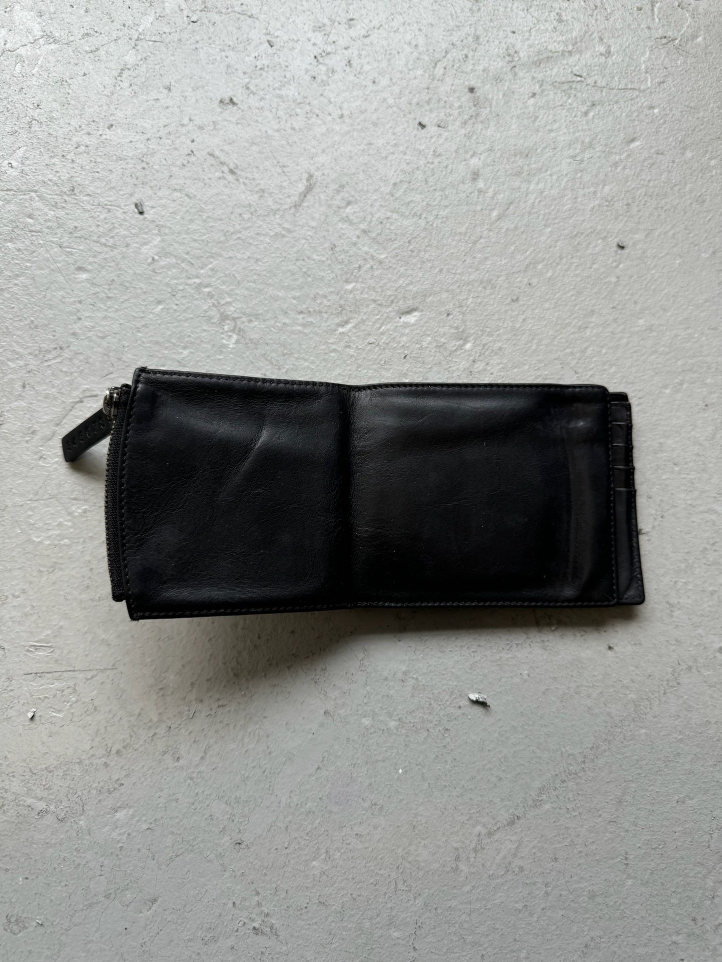 Maison Margiela Black Tri Fold Wallet (OS)