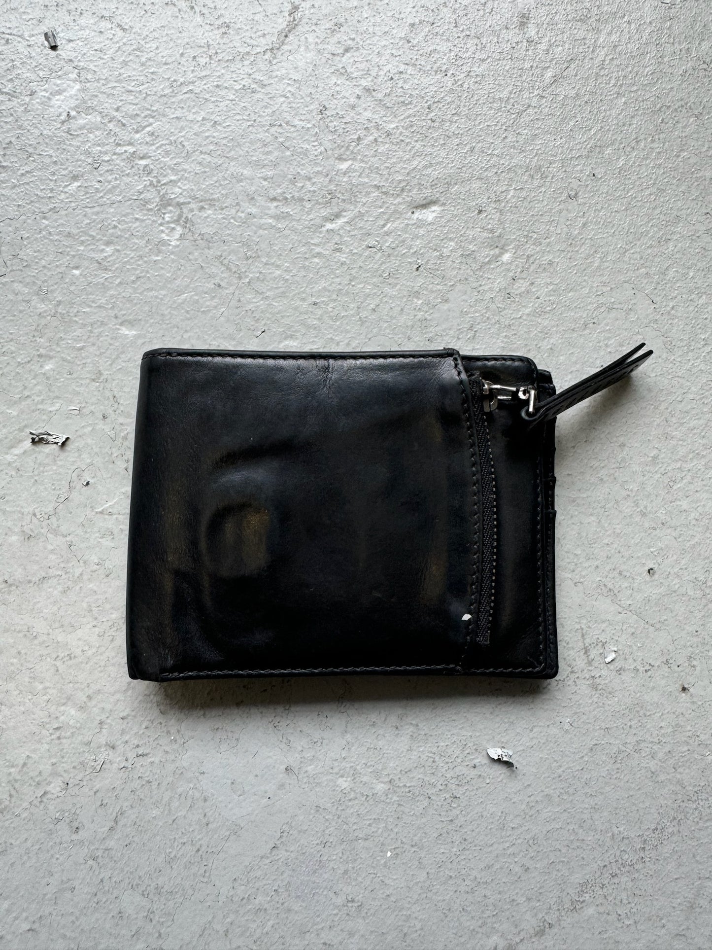 Maison Margiela Black Tri Fold Wallet (OS)