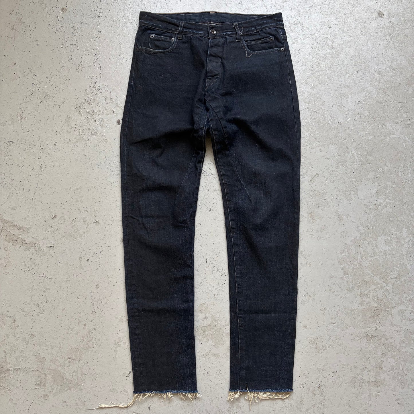 Rick Owens DRKSHDW FW14 Indigo Detroit Cut Denim (33)