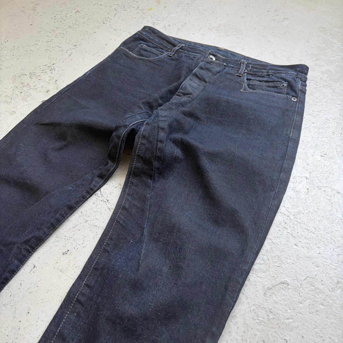 Rick Owens DRKSHDW FW14 Indigo Detroit Cut Denim (33)