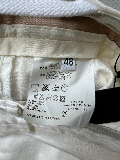 Helmut Lang Cream Trousers (48)