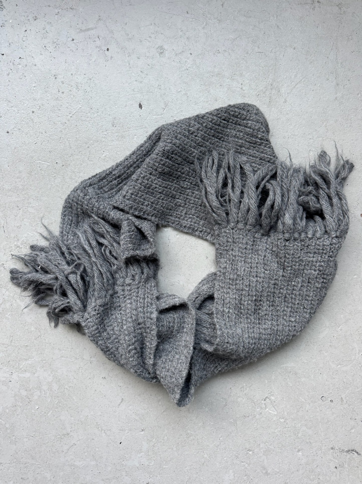 Junya Watanabe x Comme Des Garcons Man Grey Scarf (OS)