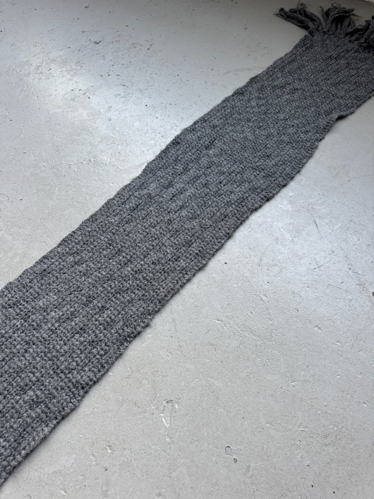 Junya Watanabe x Comme Des Garcons Man Grey Scarf (OS)