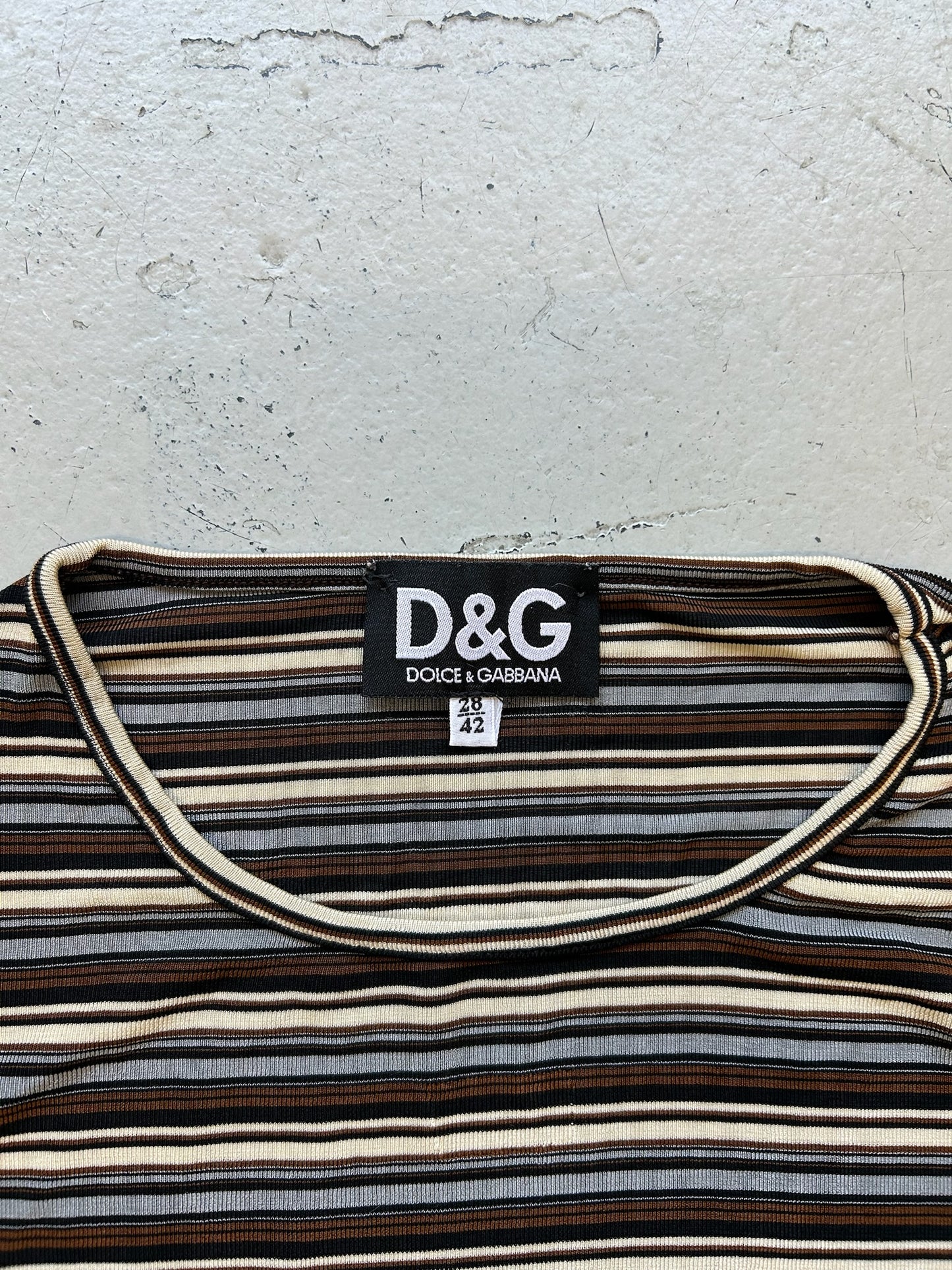 Dolce & Gabbana Striped Long Sleeve Shirt (M)