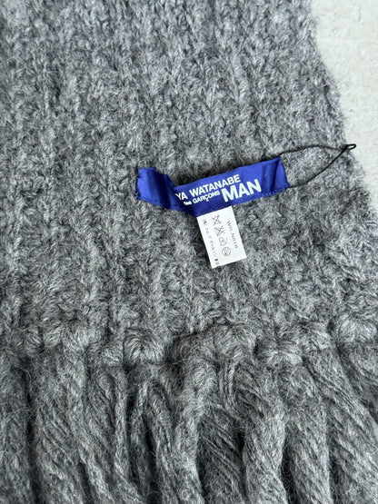 Junya Watanabe x Comme Des Garcons Man Grey Scarf (OS)
