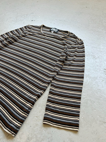 Dolce & Gabbana Striped Long Sleeve Shirt (M)