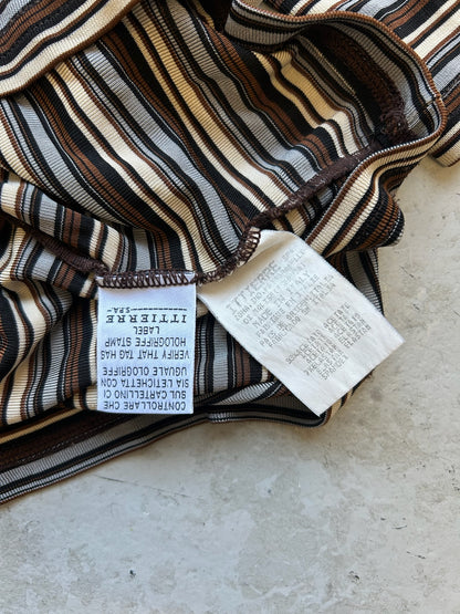 Dolce & Gabbana Striped Long Sleeve Shirt (M)