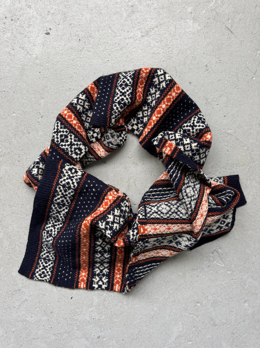 Junya Watanabe Man Blue & Orange Scarf (OS)