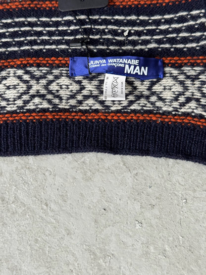 Junya Watanabe Man Blue & Orange Scarf (OS)