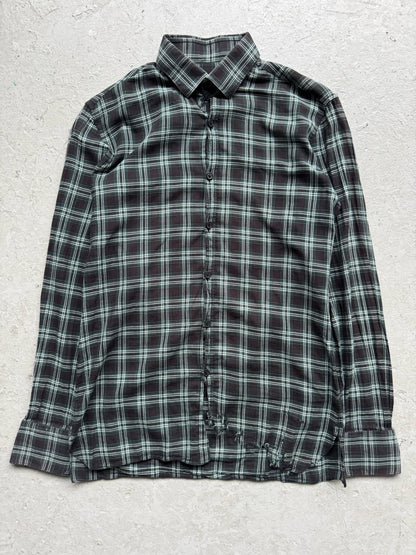Lanvin Plaid Button Up Shirt (37)