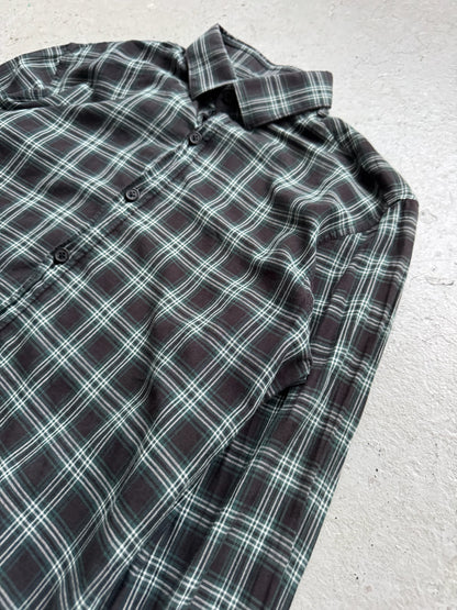 Lanvin Plaid Button Up Shirt (37)