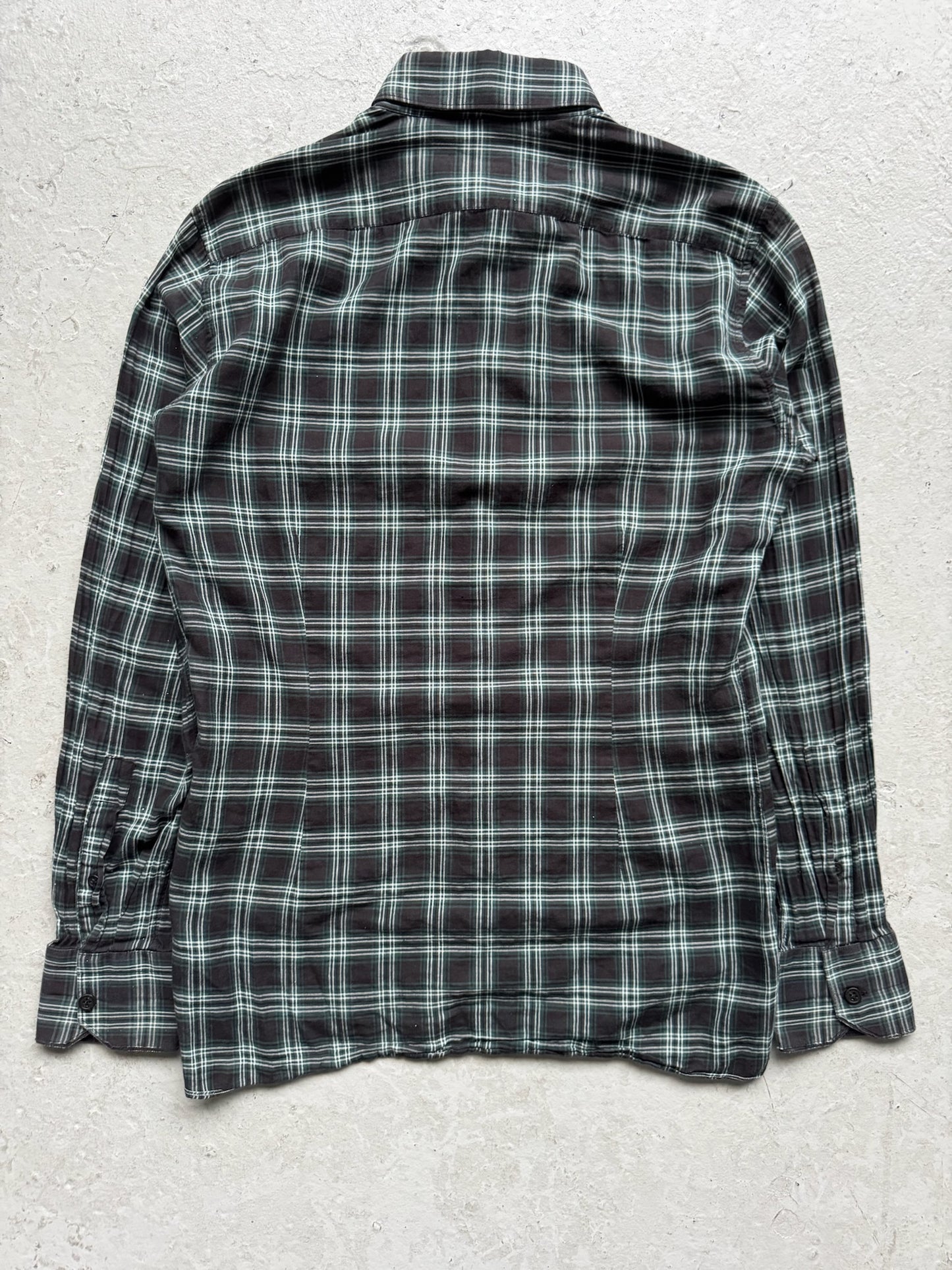 Lanvin Plaid Button Up Shirt (37)