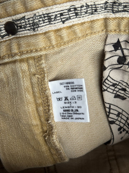 Number Nine Heart Tab Cotton Khakis (3)