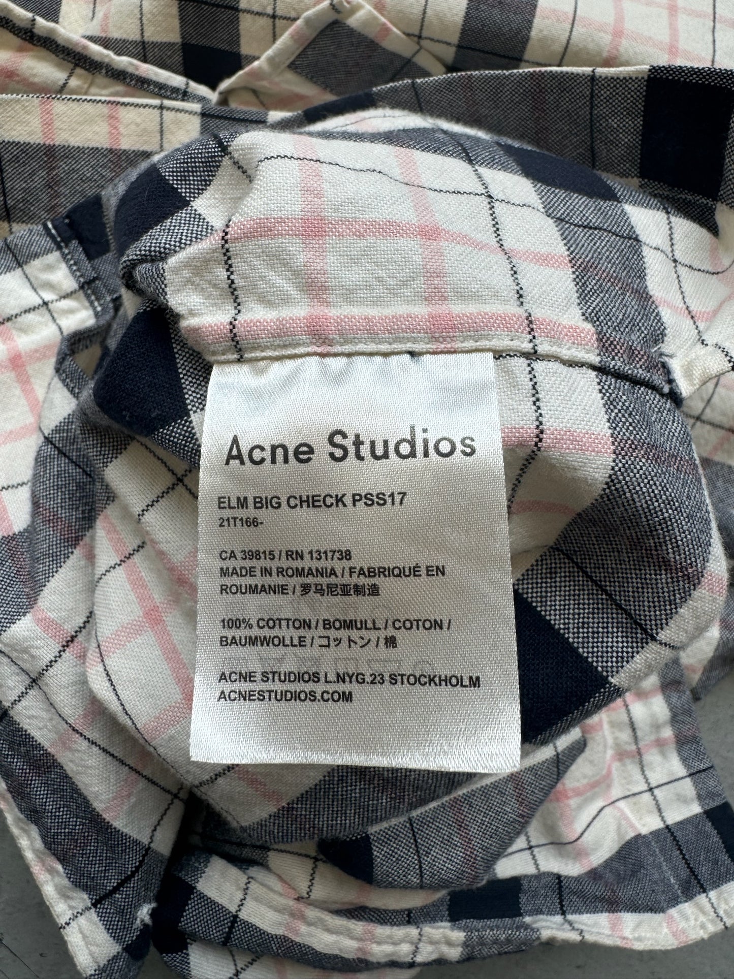 Acne Studios Plaid Button Up (48)